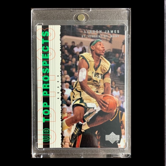 rare lebron james rookie cards 2003-04 Upper Deck Star Card #301 Beckett Graded Gem Mint 9.5 : Collectibles & Fine Art 2 Rare Lebron James Custom